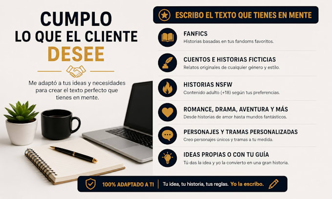 creación y redaccion de textos de diversas categorias