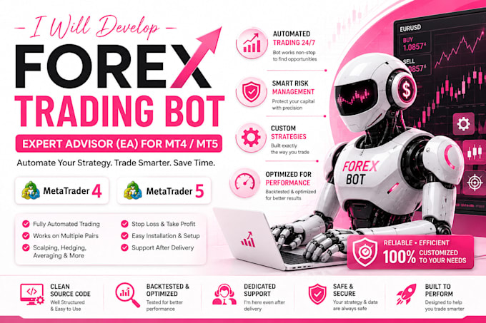 develop forex trading bot, forex ea, gold ea, forex bot