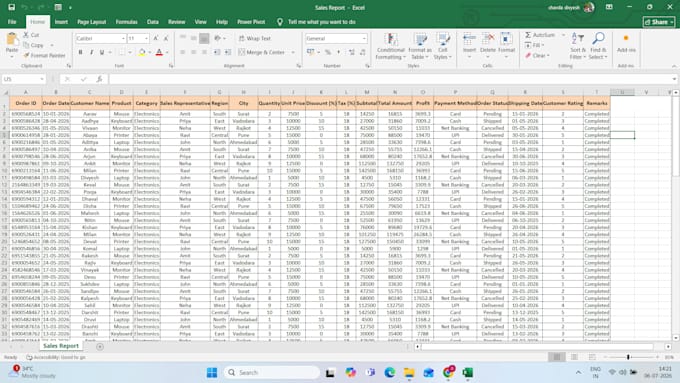 clean, format, merge, split excel data