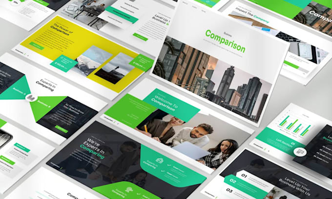 design professional real estate business proposal, investment deck presentation