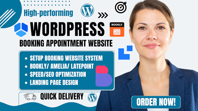 build appointment booking website using bookly, amelia, latepoint, booknetic