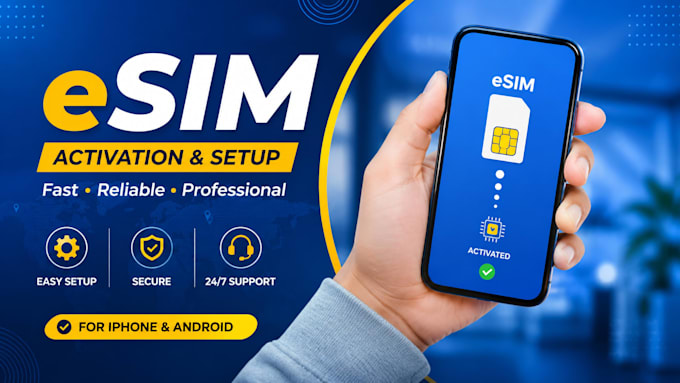 activate reliable united state esim, att esim, tmobile esim