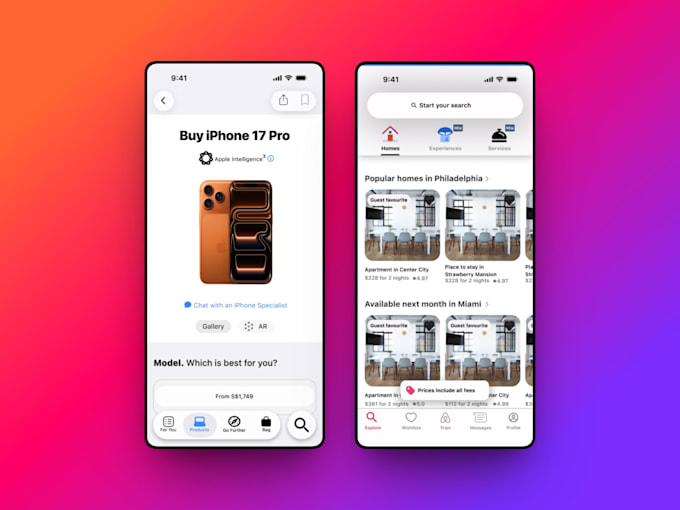 do mobile app wireframing and UX UI design in figma