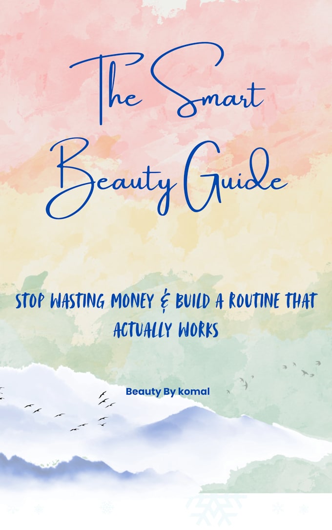 design a professional beginner beauty ebook PDF
