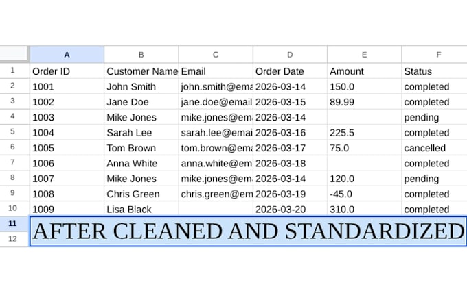 clean and standardize messy data so it is ready to use