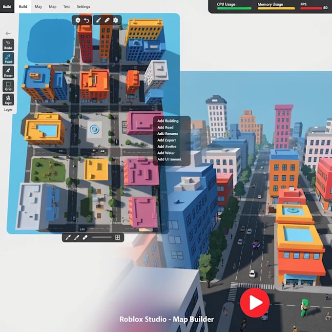 roblox map builder, roblox city map design and game maps