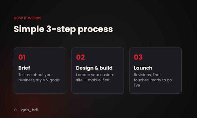 create a stunning one page portfolio or CV website
