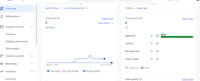 setup google merchant center and fix product feed issues