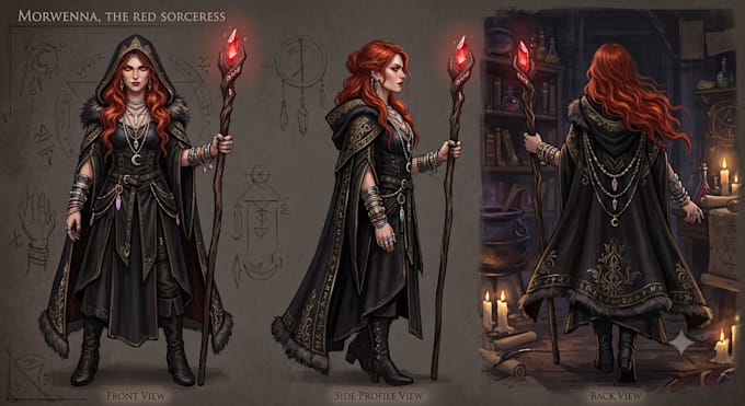 create ai concept art for your game characters