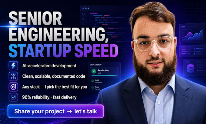 develop your full stack web application in any tech stack