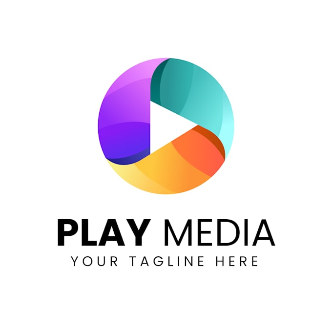 create a modern logo for news and media businesses