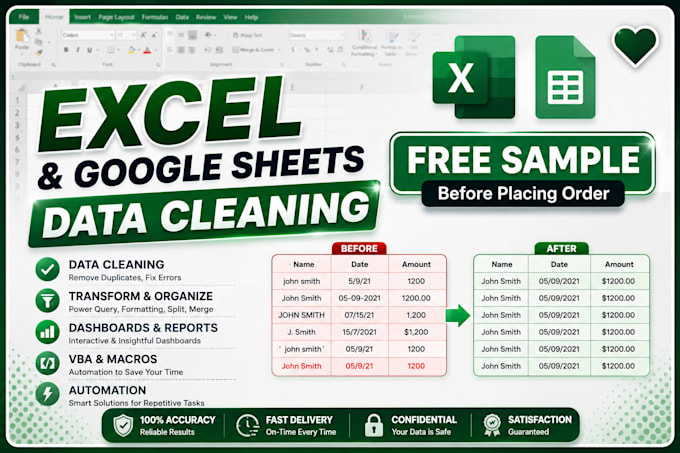 expertly clean, formate, merge, split excel data, pdf to excel