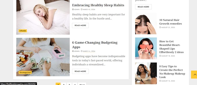 design a wordpress magazine website