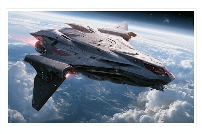make sci fi spaceship design