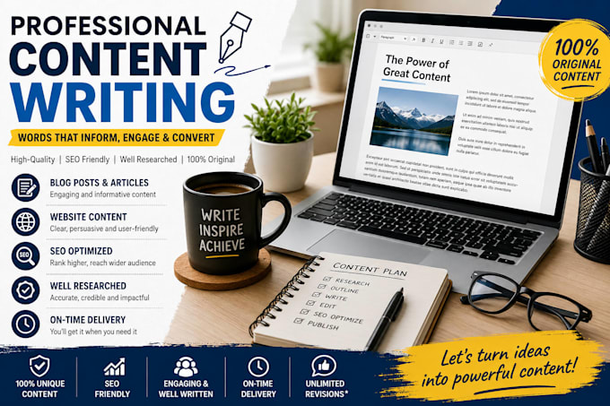 write blog posts and articles