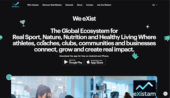 create a modern wordpress website or landing page