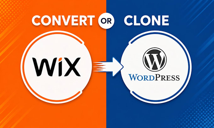 wix to wordpress clone website wordpress website wix website clone website SEO