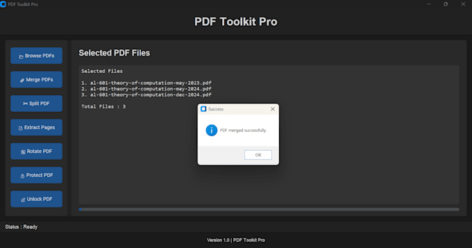 develop a custom python desktop application with gui