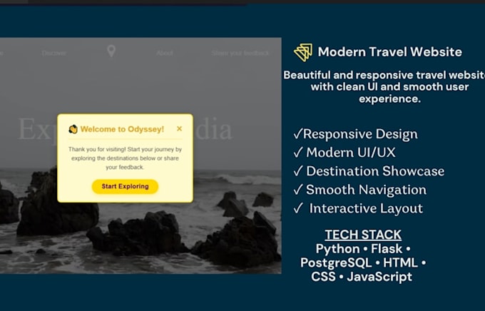 develop a professional python flask web application