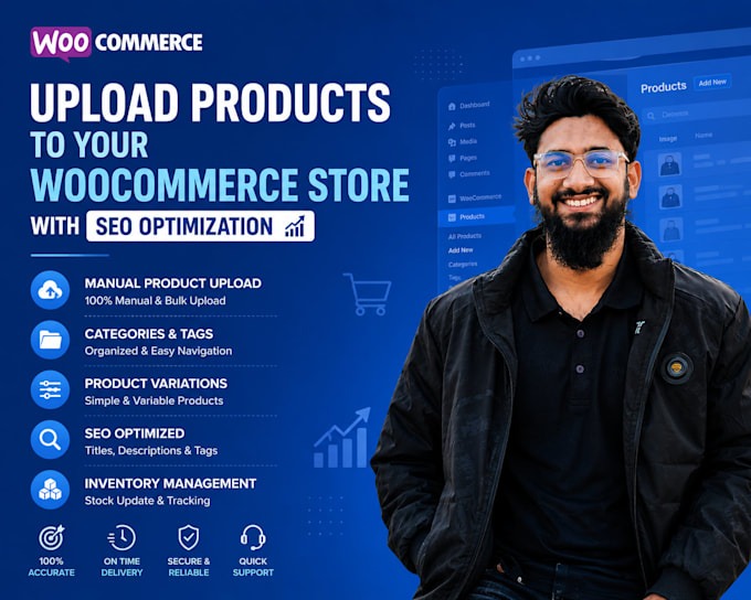 upload woocommerce store products