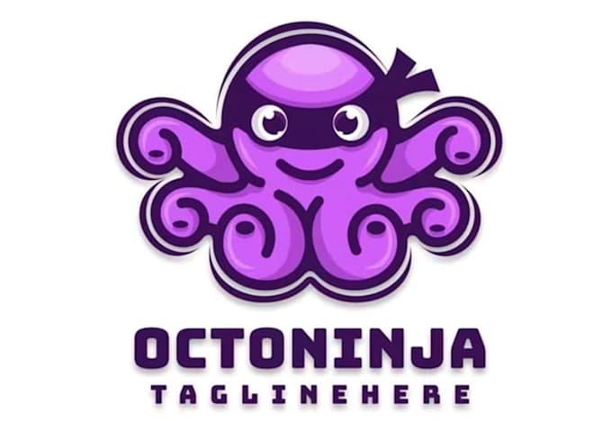 design most wonderful octopus mascot logo design service