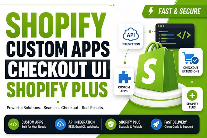 build shopify checkout UI extension custom app shopify plus API