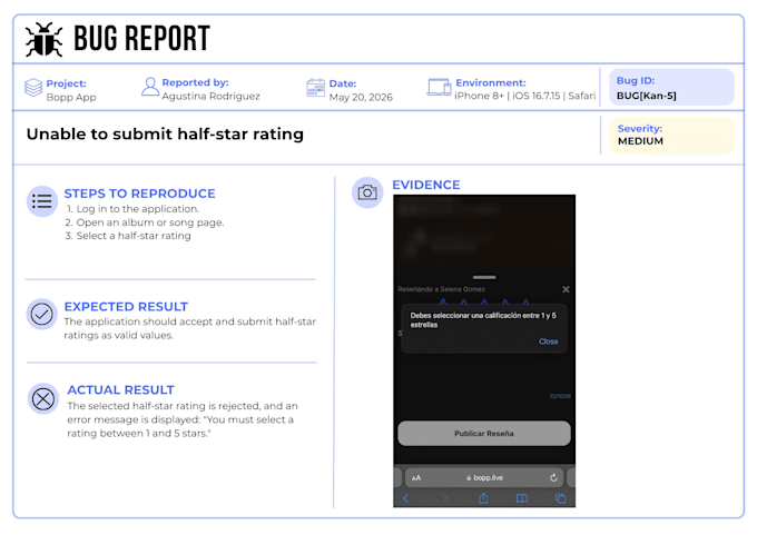 test your website and find bugs