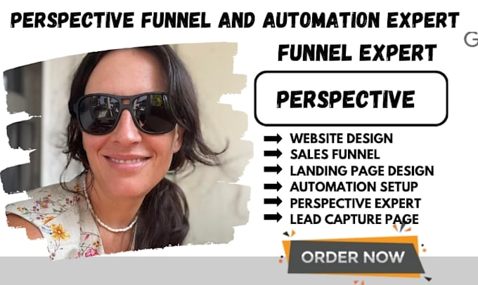 setup perspective crm build perspective funnel landing page email automation
