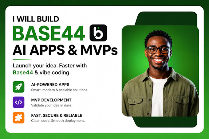 be your base44 developer for ai apps and website