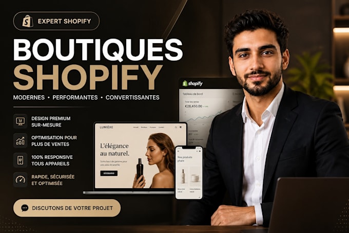 création de boutiques shopify pour les marques francaises