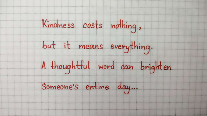 write beautiful handwritten letters, aesthetic notes