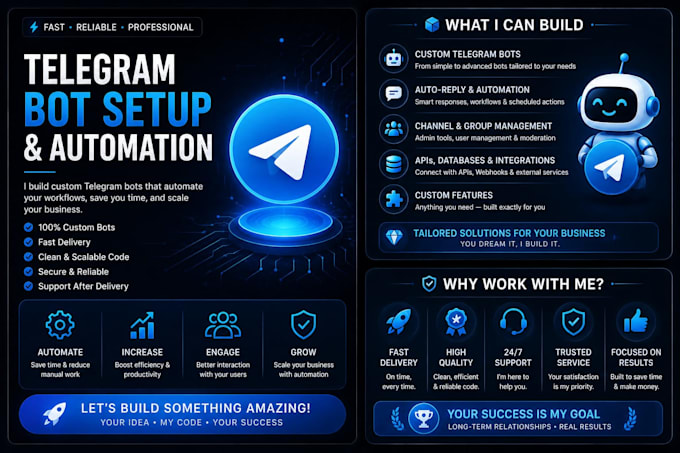 build a custom telegram bot with python automation