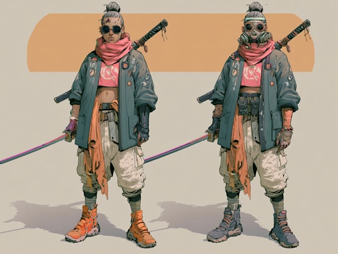 draw cyberpunk scifi futuristic art