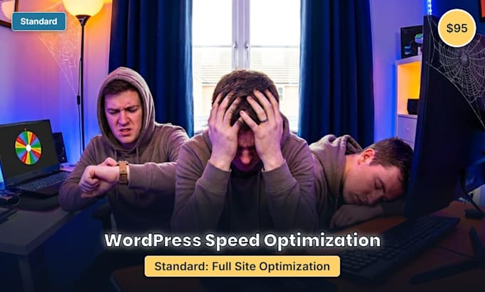speed up your wordpress site and show before,after results
