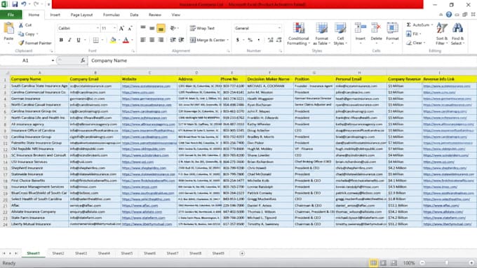 do lead generation, web scraping, email list building