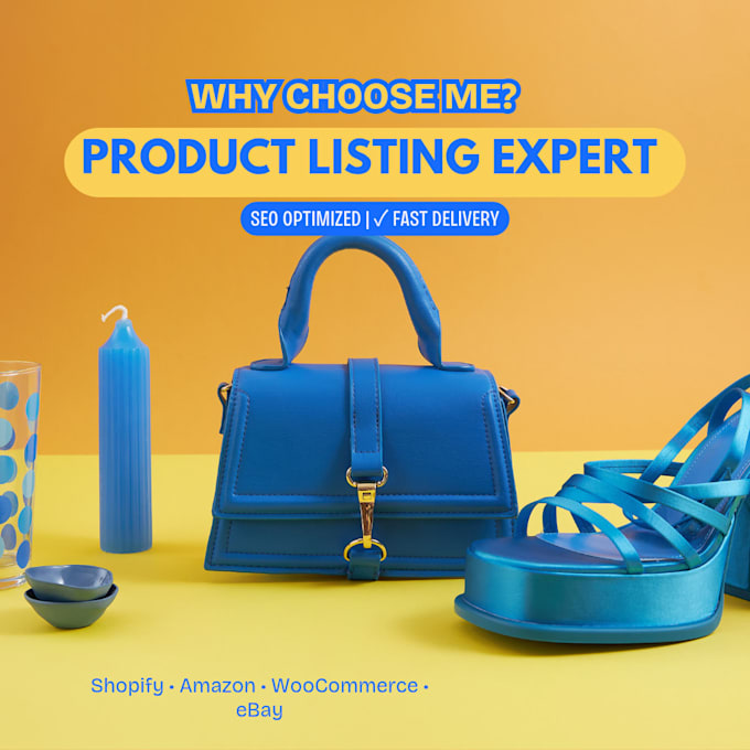 do product listing data entry for shopify woocommerce amazon