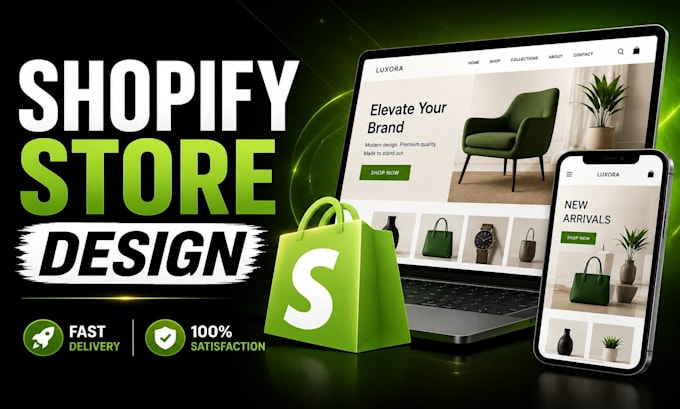 design a modern shopify store for your business