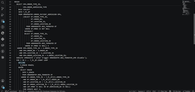 develop oracle pl sql procedures and optimize queries
