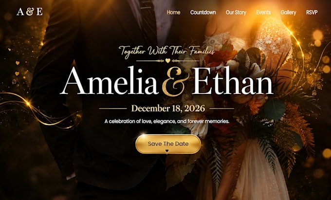 build a wedding invitation website