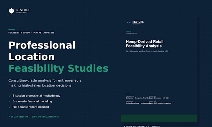 conduct a professional location feasibility study for your business