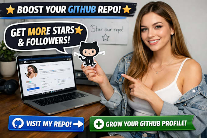 genuinely do github promotion, github repository for more stars and followers