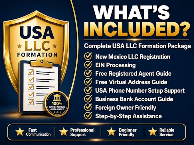 form new mexico llc and ein with transparent pricing