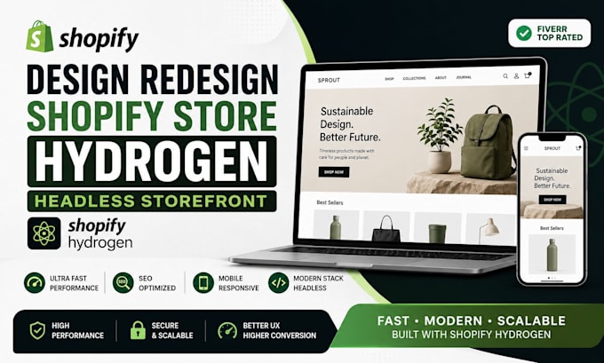 design redesign shopify store hydrogen headless storefront shopify hydrogen