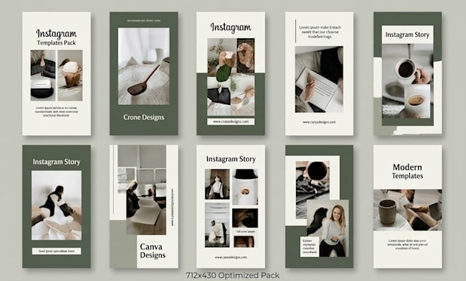 design professional presentation slides and instagram stories templates