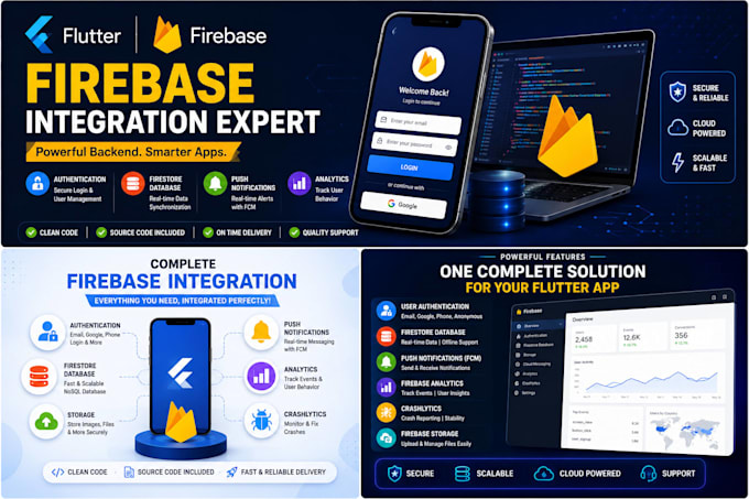 integrate firebase in your flutter app