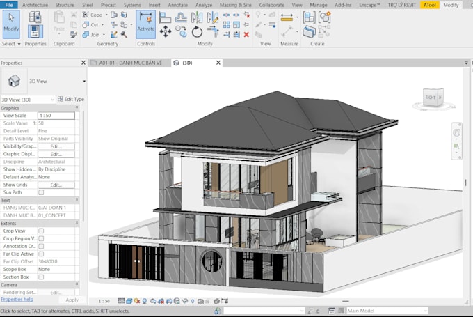 create detailed 3d bim models and 2d floor plans in revit