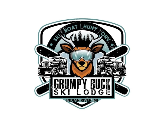 do amazing grumpy buck logo