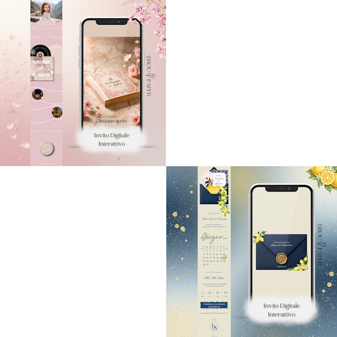 design a luxury digital invitation
