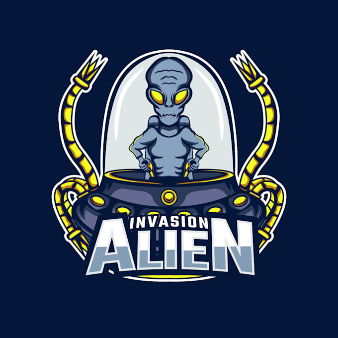 design attractive alien logo