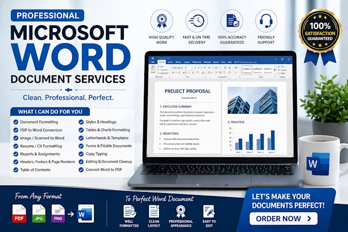 professionally format microsoft word documents